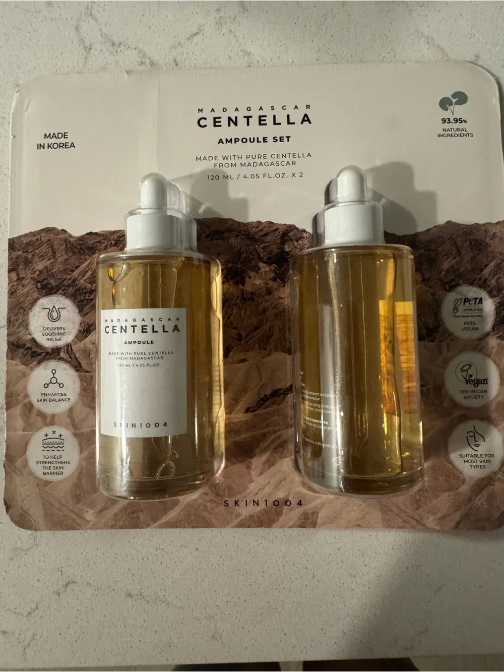 Skin1004 Madagascar Centella Ampoule Set - Yellow Clear Serum Bottles
